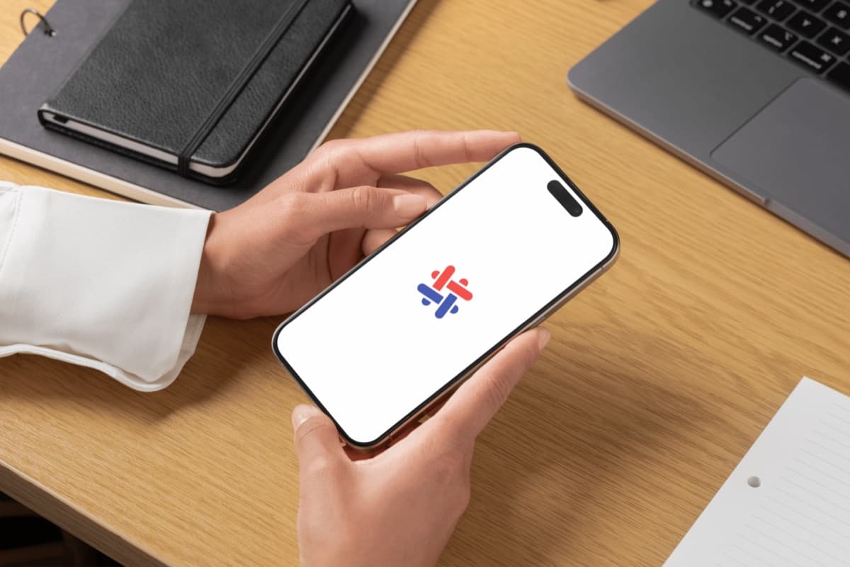 The K-tag app open on a phone